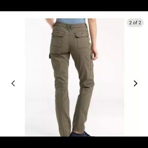 Women’s stretch canvas cargo pants, NWT